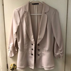 Blush colored jacket